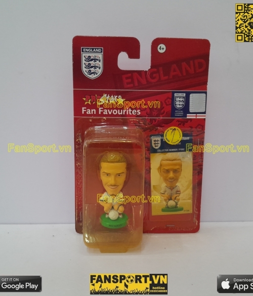 Tượng David Beckham 7 England 2003-2004-2005 home fan favorites FF092