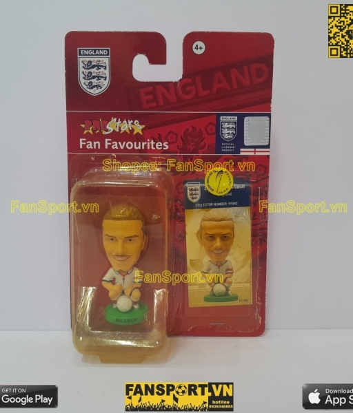 Tượng David Beckham 7 England 2003-2004-2005 home fan favorites FF092