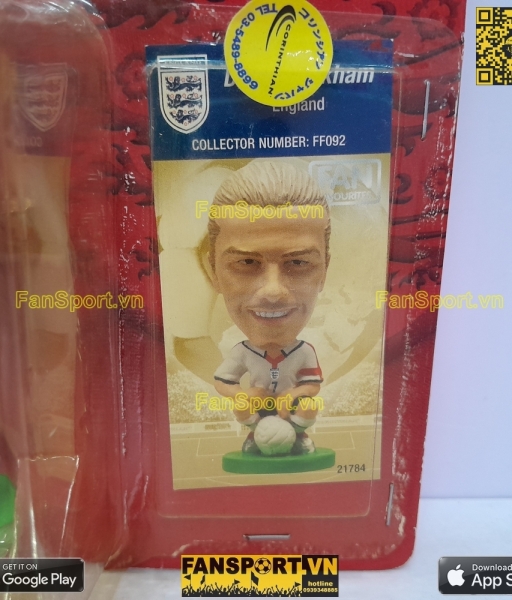 Tượng David Beckham 7 England 2003-2004-2005 home fan favorites FF092