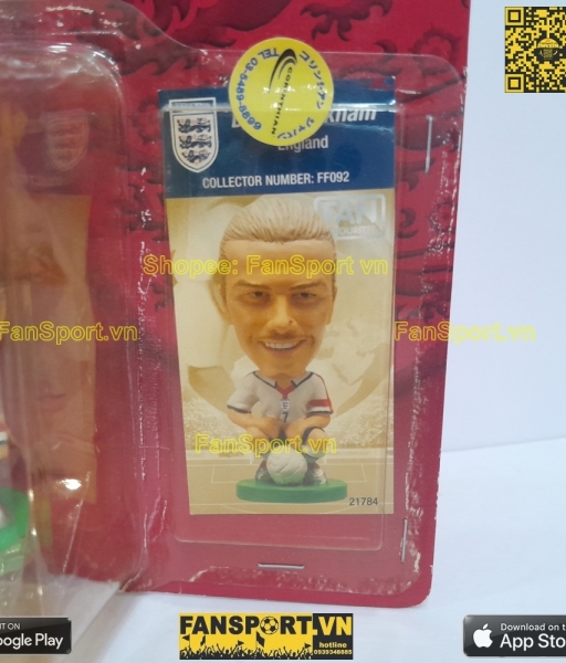 Tượng David Beckham 7 England 2003-2004-2005 home fan favorites FF092