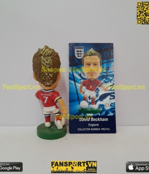 Tượng David Beckham 7 England 2002 2003 2004 away corinthian PRO753