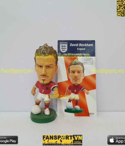 Tượng David Beckham 7 England 2002 2003 2004 away corinthian PRO753