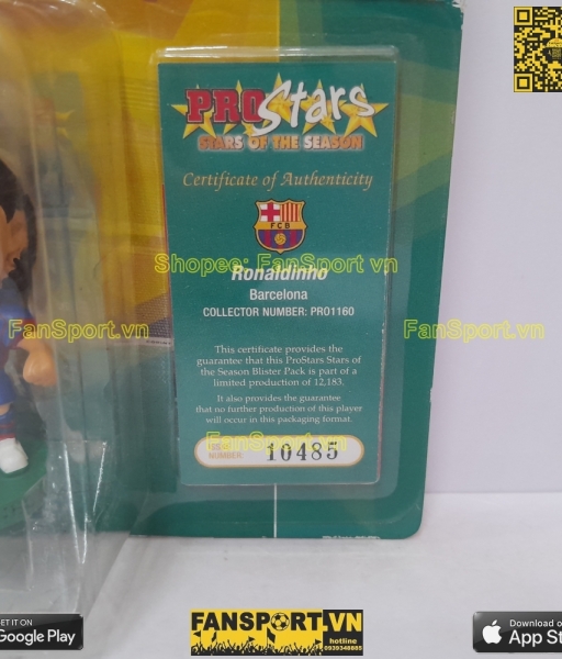 Tượng Ronaldinho 10 Barcelona 2004 2005 home corinthian PRO1160