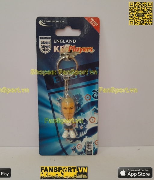 Móc khóa David Beckham 7 England 2001 2002 2003 microstars key