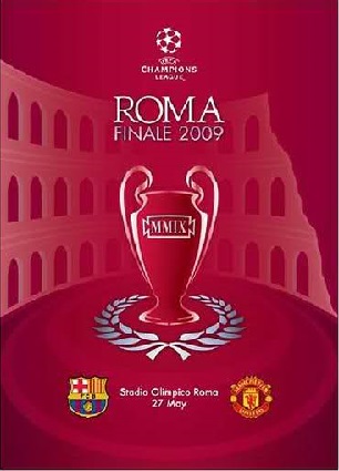 Khăn choàng Champion League Final 2009 Barcelona Manchester United