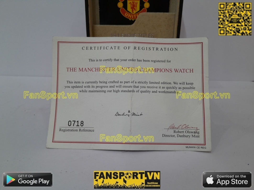 Watch đồng hồ Manchester United Premier League Champi19ns 2011 Danbury