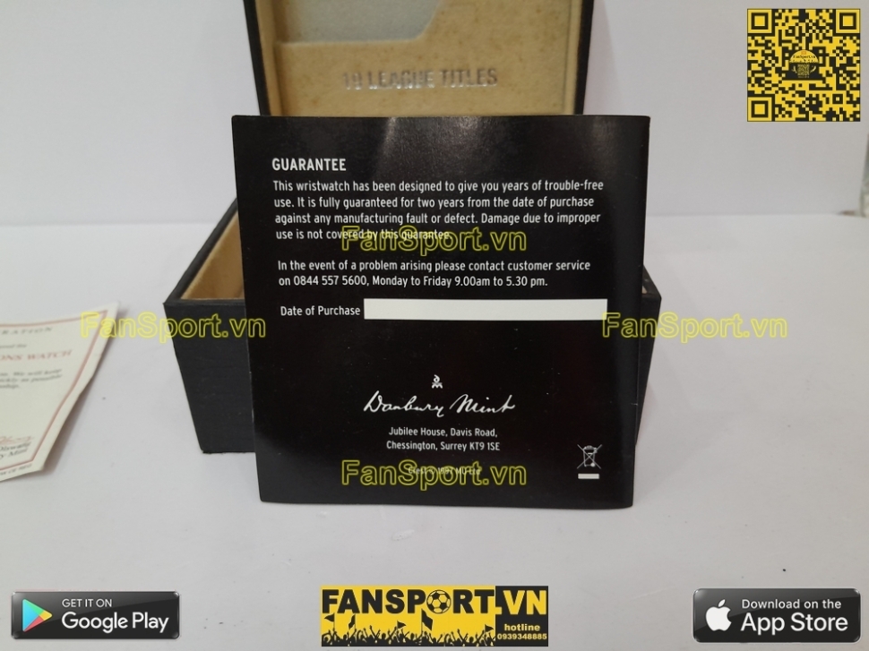 Watch đồng hồ Manchester United Premier League Champi19ns 2011 Danbury