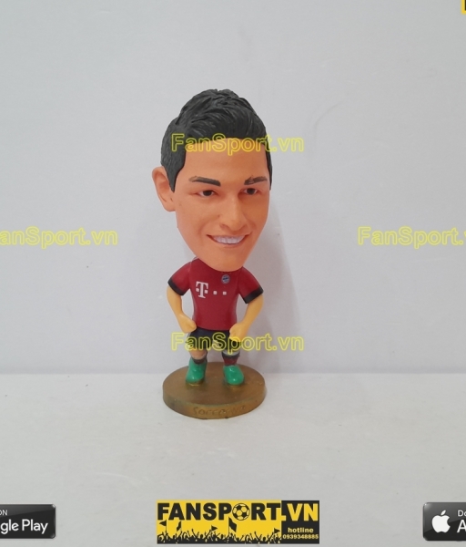Tượng James Rodriguez 11 Bayern Munich 2018 2019 home red soccerwe