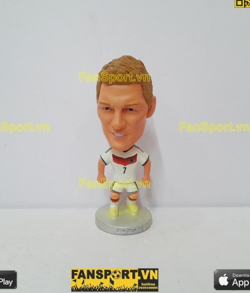 Tượng Bastian Schweinsteiger 7 Germany 2014 2015 home white kodoto đức