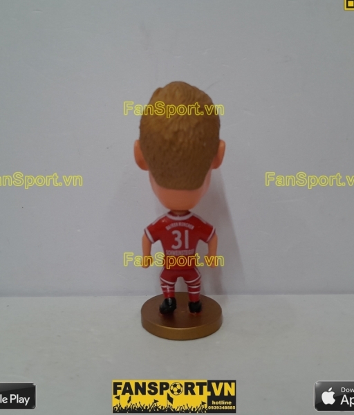 Tượng Schweinsteiger 31 Bayern Munich 2013 2014 home red kodoto