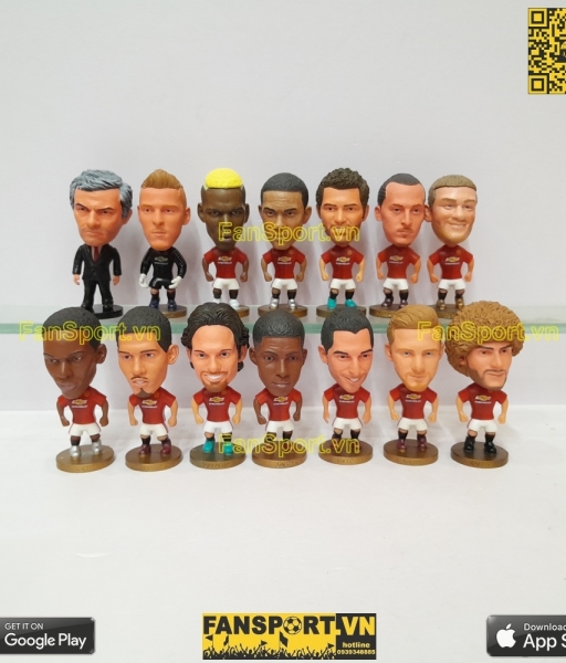 Set 14 tượng Manchester United 2016-2017 soccerwe rooney ibrahimovic