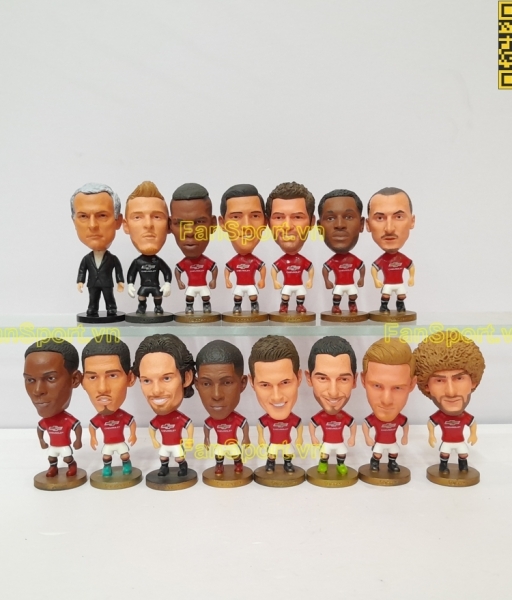 Set 15 tượng Manchester United 2017-2018 soccerwe pogba rashford mata