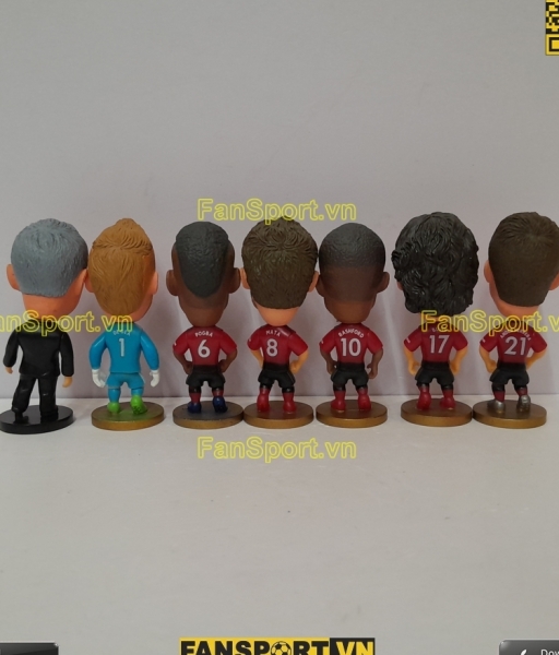 Set 7 tượng Manchester United 2018-2019 soccerwe pogba rashford mata