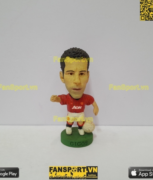 Tượng Giggs 11 Manchester United 2012 2013 home red corinthian repaint