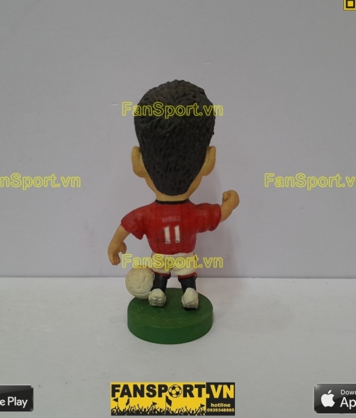 Tượng Giggs 11 Manchester United 2012 2013 home red corinthian repaint