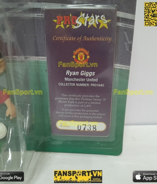 Tượng Giggs 11 Manchester United 2007 2008 2009 red corinthian PRO1640