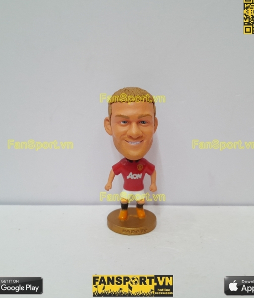 Tượng Wayne Rooney 10 Manchester United 2013-2014 home red kodoto