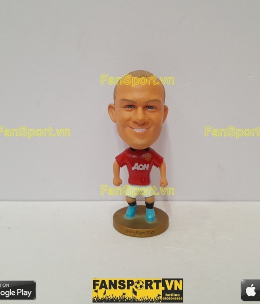 Tượng Wayne Rooney 10 Manchester United 2013-2014 home red kodoto