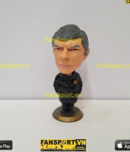 Tượng huấn luyện viên Arsene Wenger Arsenal manager coach black kodoto