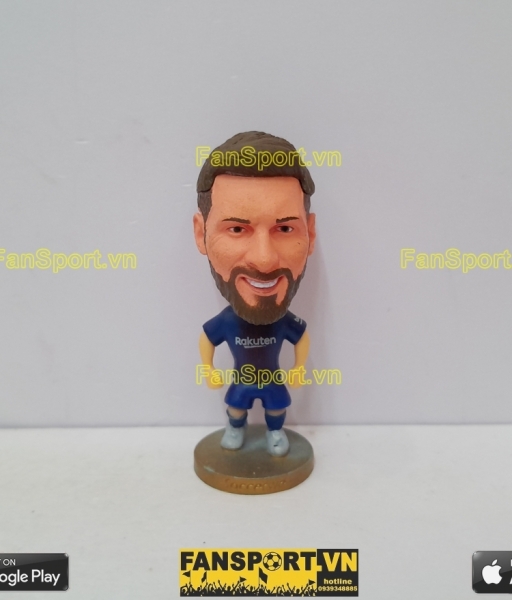 Tượng Lionel Messi 10 Barcelona 2017 2018 home red blue soccerwe