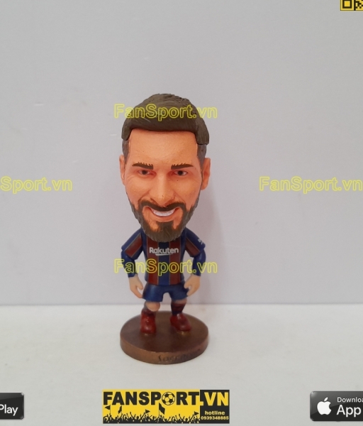 Tượng Lionel Messi 10 Barcelona 2020 2021 home blue red soccerwe