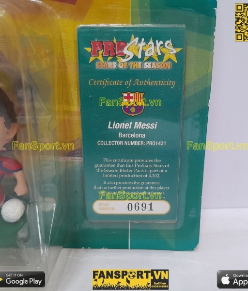 Tượng Messi Barcelona 2005-2006 home corinthian PRO1431 blister 0691