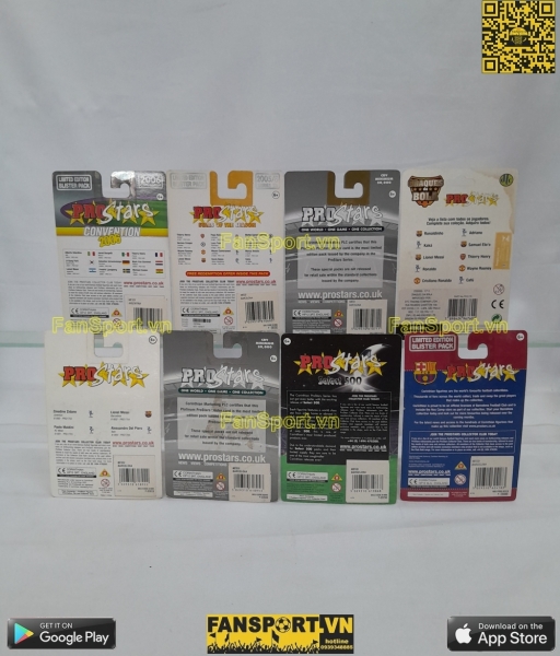 Set 8x tượng Messi Argentina Barcelona corintian prostars blister
