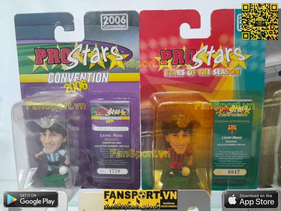 Set 8x tượng Messi Argentina Barcelona corintian prostars blister