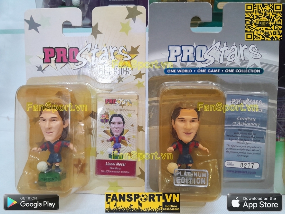 Set 8x tượng Messi Argentina Barcelona corintian prostars blister