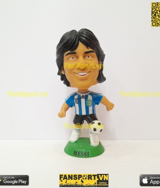 Tượng Lionel Messi 10 Argentina 2007 2008 2009 home Star Treasure ô tô