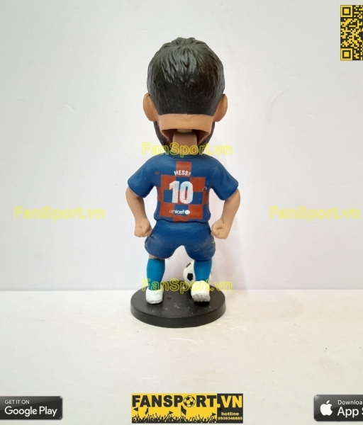 Tượng Lionel Messi 10 Barcelona 2019 2020 home figure car ô tô soccer