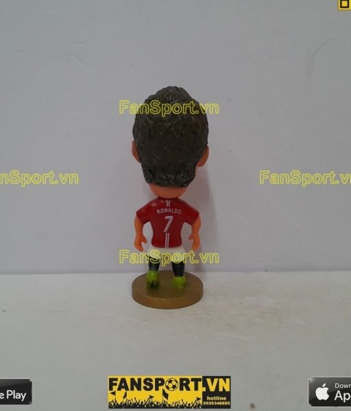 Tượng Ronaldo 7 Manchester united 2007 2008 2009 home red soccerwe