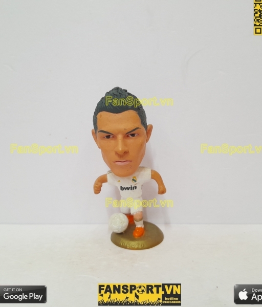 Tượng Cristiano Ronaldo 7 Real Madrid 2011 2012 home white kodoto CR7