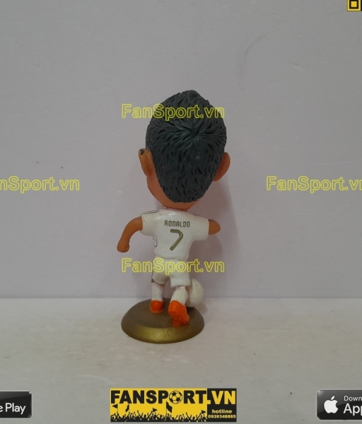Tượng Cristiano Ronaldo 7 Real Madrid 2011 2012 home white kodoto CR7