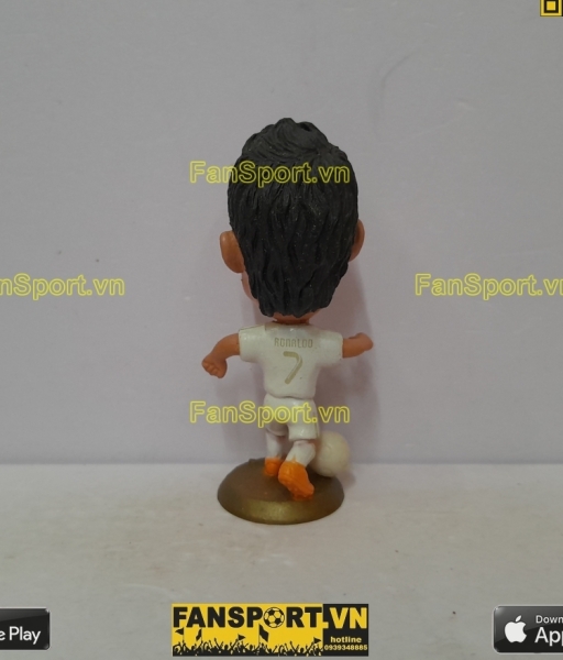 Tượng Cristiano Ronaldo 7 Real Madrid 2011 2012 home white kodoto CR7