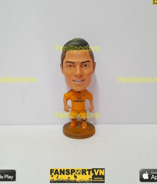 Tượng Cristiano Ronaldo 7 Real Madrid 2013 2014 third kodoto orange