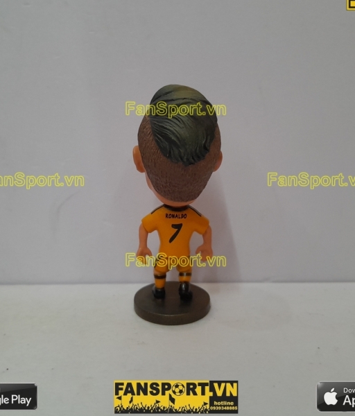 Tượng Cristiano Ronaldo 7 Real Madrid 2013 2014 third kodoto orange