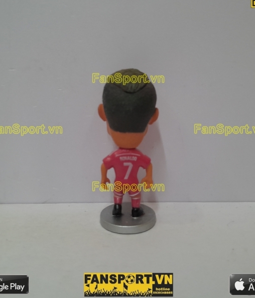 Tượng Cristiano Ronaldo 7 Real Madrid 2014-2015 away pink kodoto CR7