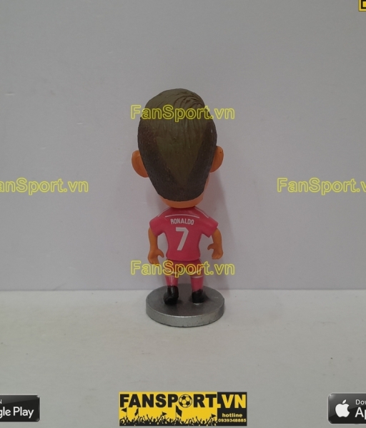Tượng Cristiano Ronaldo 7 Real Madrid 2014-2015 away pink kodoto CR7