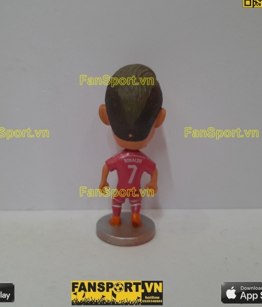 Tượng Cristiano Ronaldo 7 Real Madrid 2014-2015 away pink kodoto CR7
