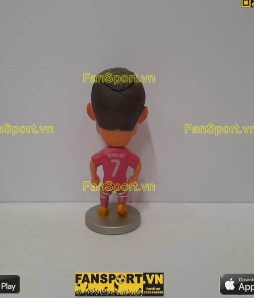 Tượng Cristiano Ronaldo 7 Real Madrid 2014-2015 away pink kodoto CR7