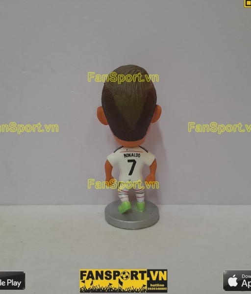 Tượng Cristiano Ronaldo 7 Real Madrid 2014-2015 home white kodoto