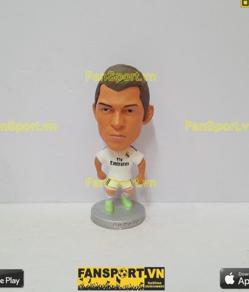 Tượng Cristiano Ronaldo 7 Real Madrid 2014-2015 home white kodoto