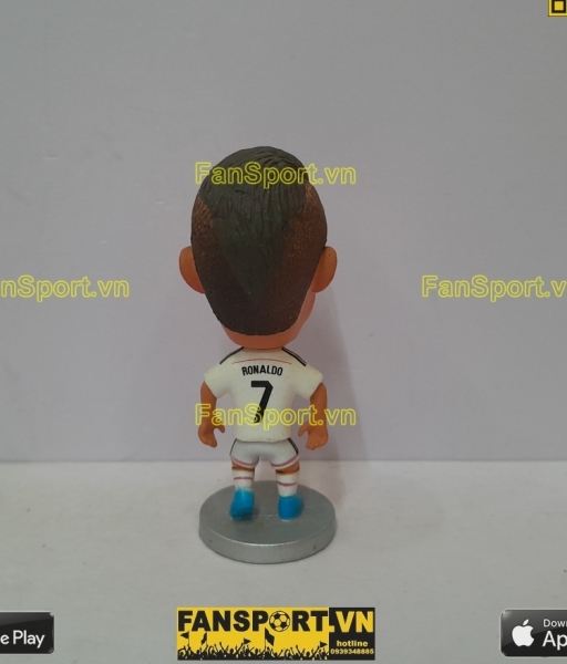 Tượng Cristiano Ronaldo 7 Real Madrid 2014-2015 home white kodoto
