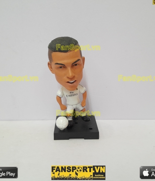 Tượng Cristiano Ronaldo 7 Real Madrid 2015-2016 home soccerwe plus