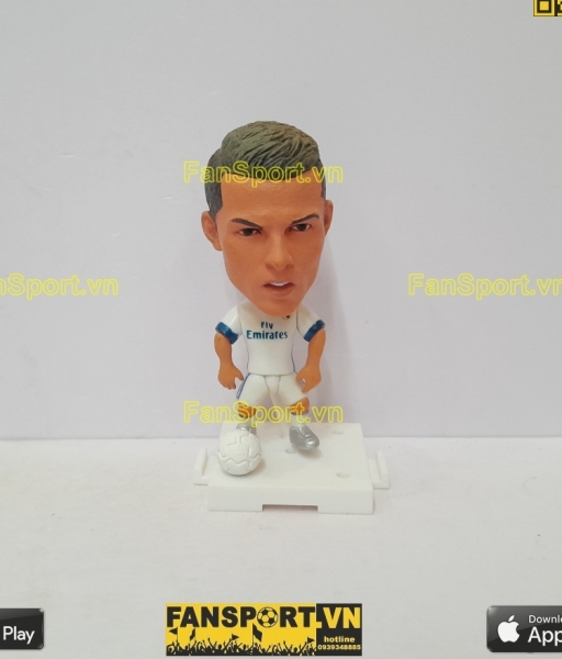 Tượng Cristiano Ronaldo 7 Real Madrid 2016-2017 home soccerwe plus