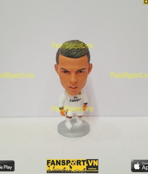 Tượng Cristiano Ronaldo 7 Real Madrid 2018-2019 home white soccerwe