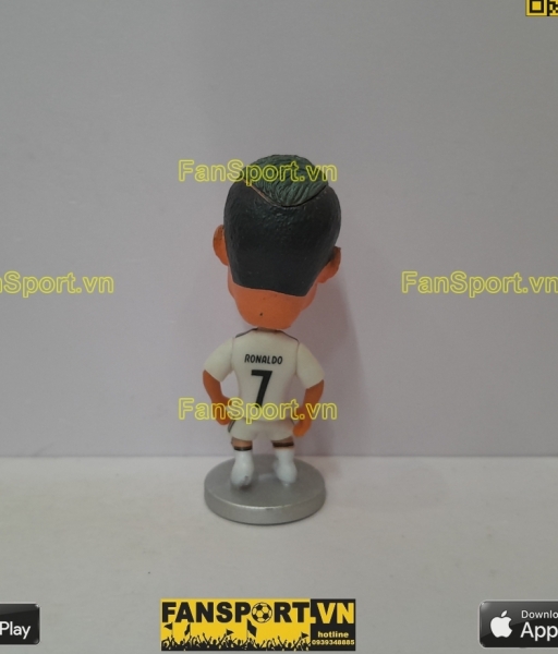 Tượng Cristiano Ronaldo 7 Real Madrid 2018-2019 home white soccerwe