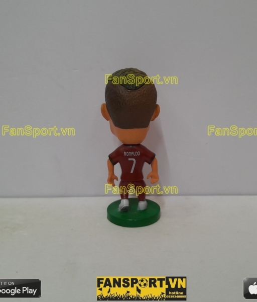 Tượng mô hình Ronaldo 7 Portugal 2012 2013 2014 home red kodoto