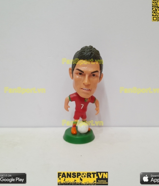 Tượng Ronaldo 7 CR7 Portugal 2012 2013 2014 home red Football Stars